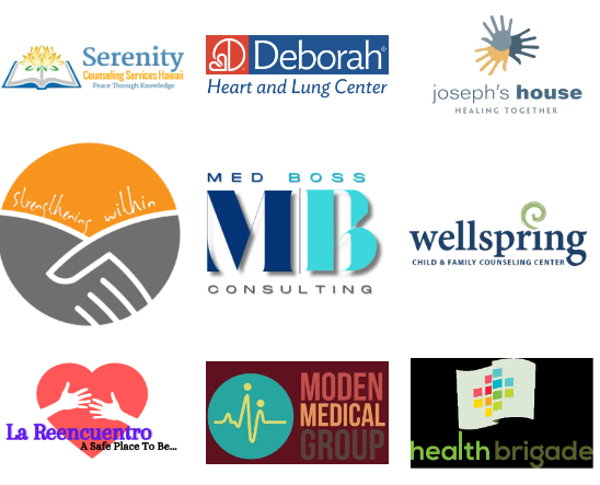 Logos of Affordable Custom EHR clients